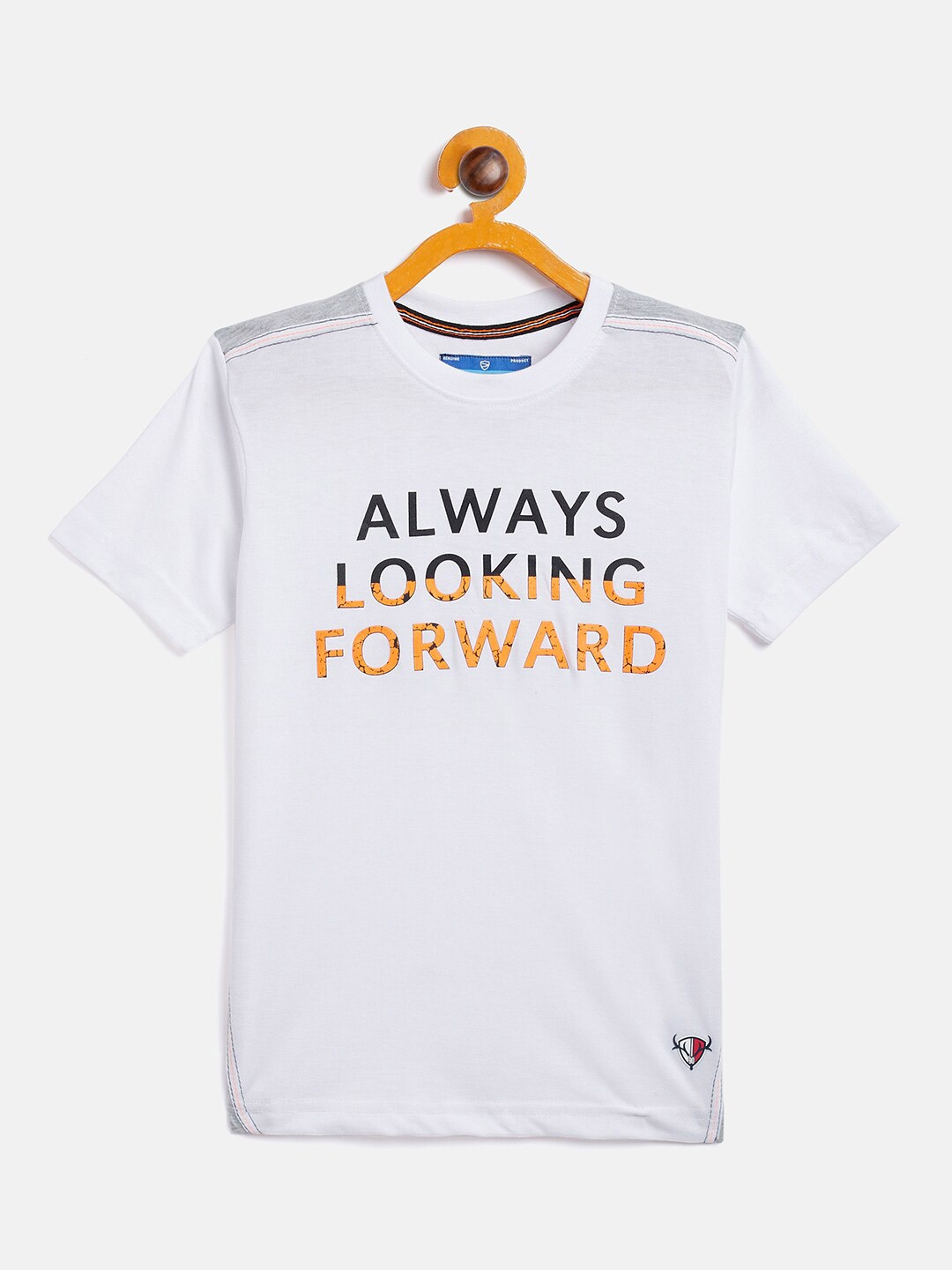 

Duke Boys White Typography Printed T-shirt