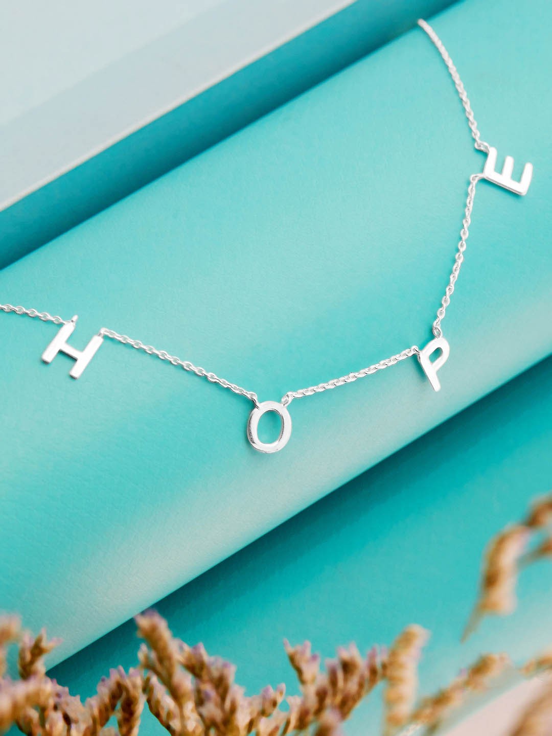 

Rubans 925 Sterling Silver Elegant Hope Charm Pendant Necklace