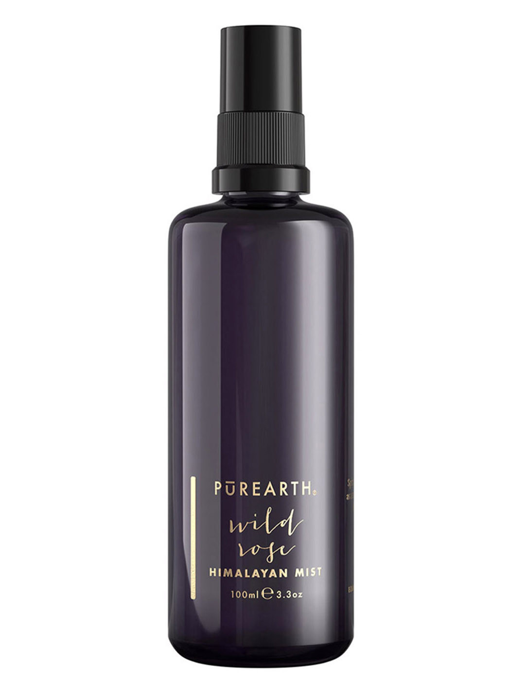 

PUREARTH Wild Rose Himalaya Vegan Face Mist for pH Balance & Pore Care - 100ml, Black