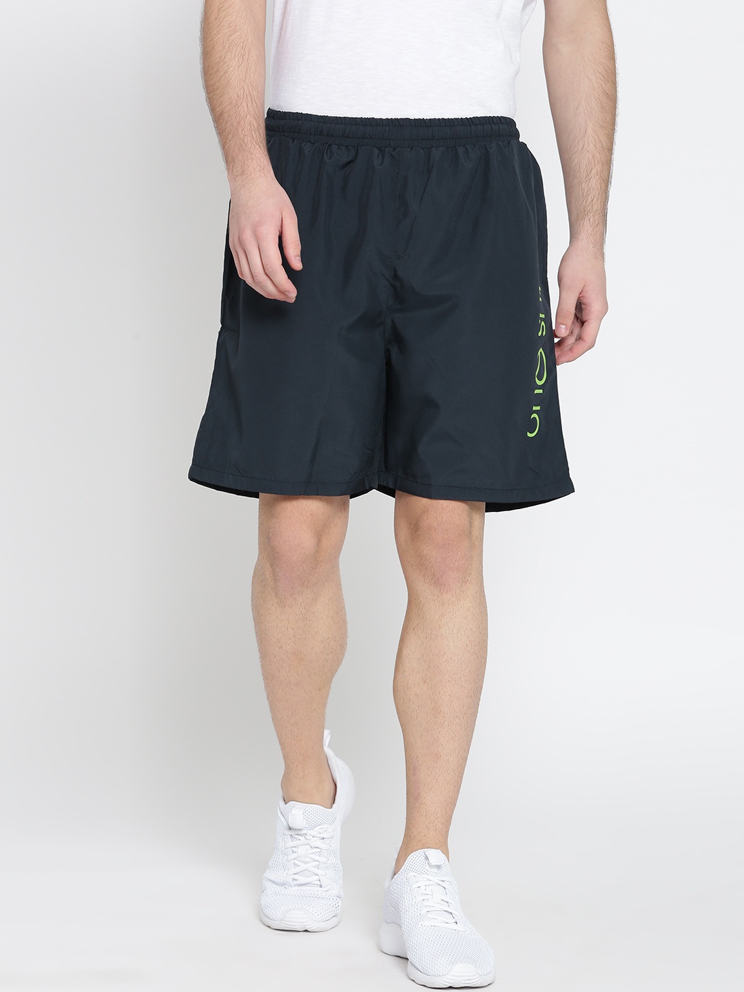 

Status Quo Men Navy Blue Regular Fit Sports Shorts