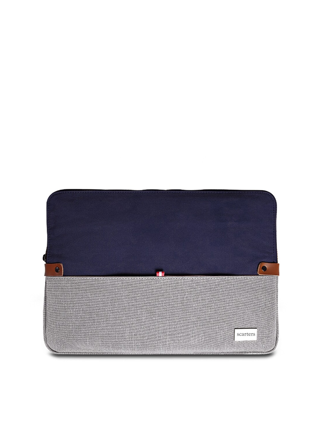 

scarters Unisex Blue & Grey Textured Laptop Sleeve