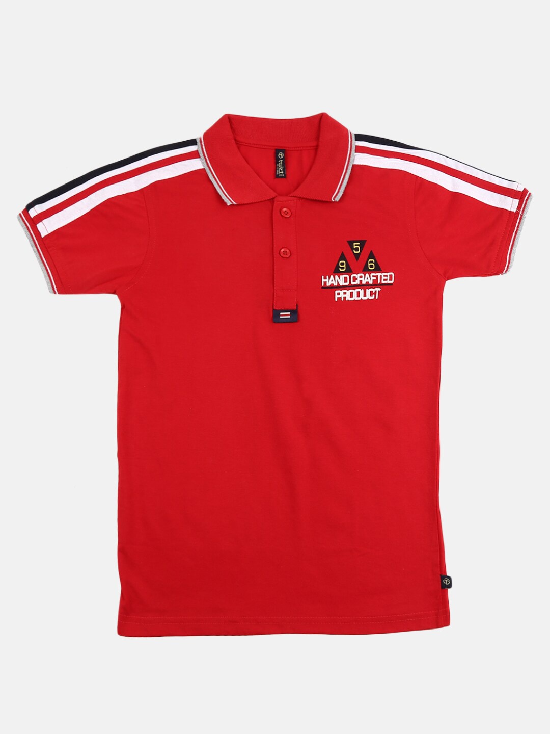 

V-Mart Boys Red Polo Collar T-shirt