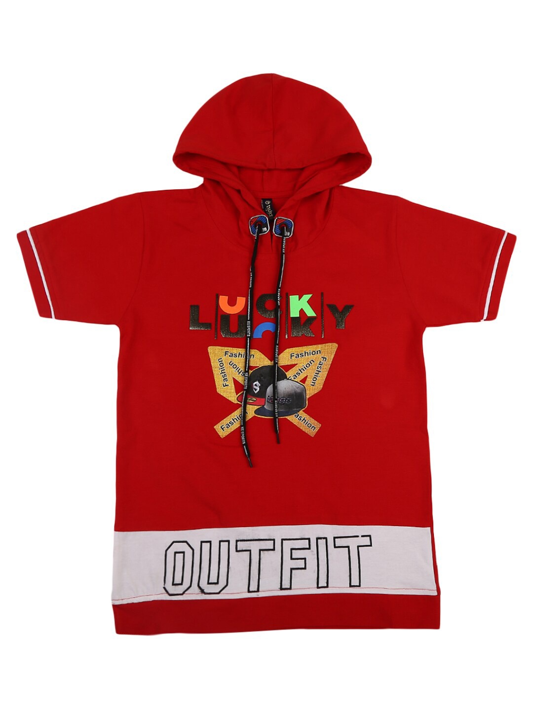 

V-Mart Boys Red Printed T-shirt