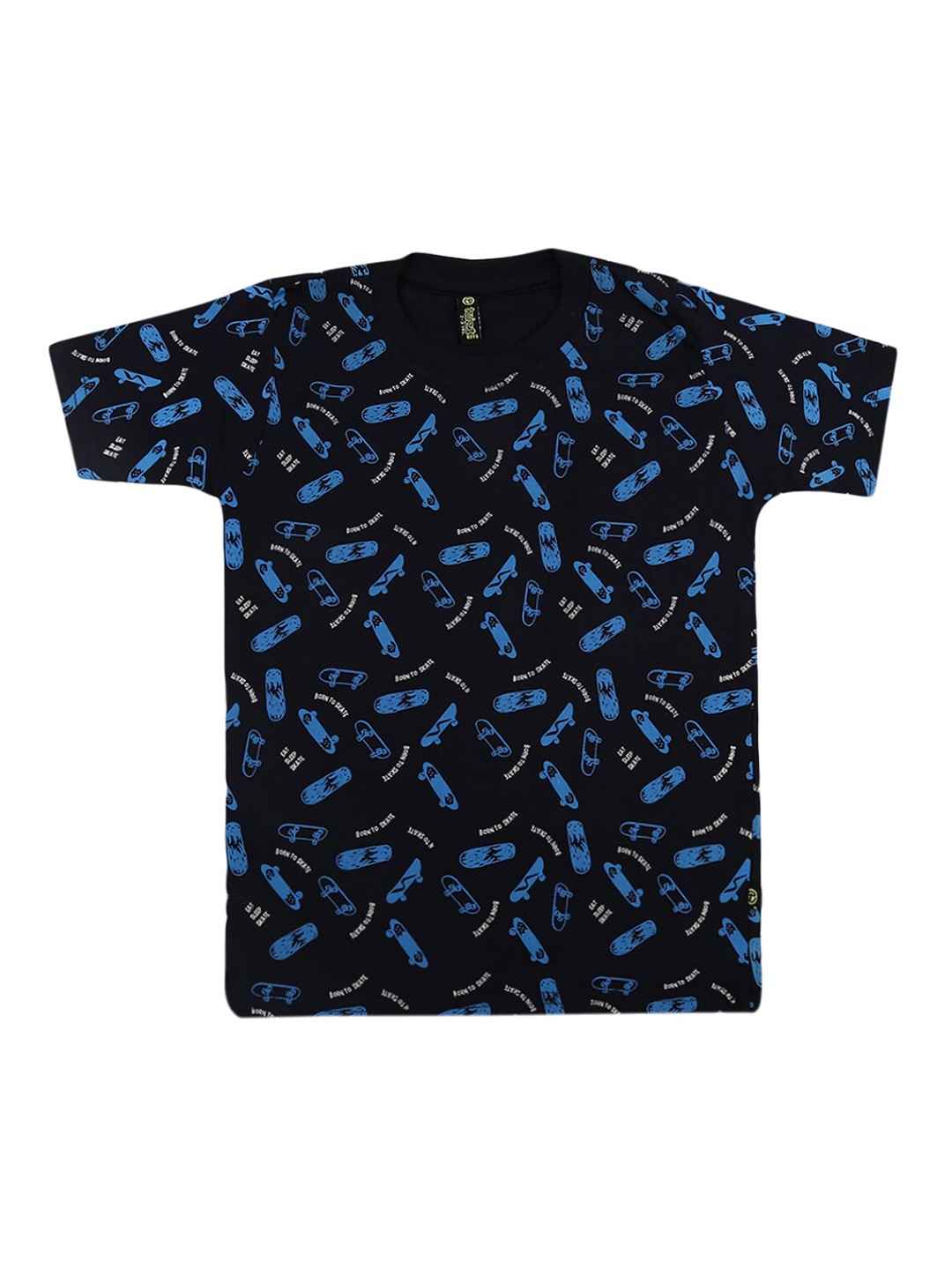 

V-Mart Boys Navy Blue Printed T-shirt