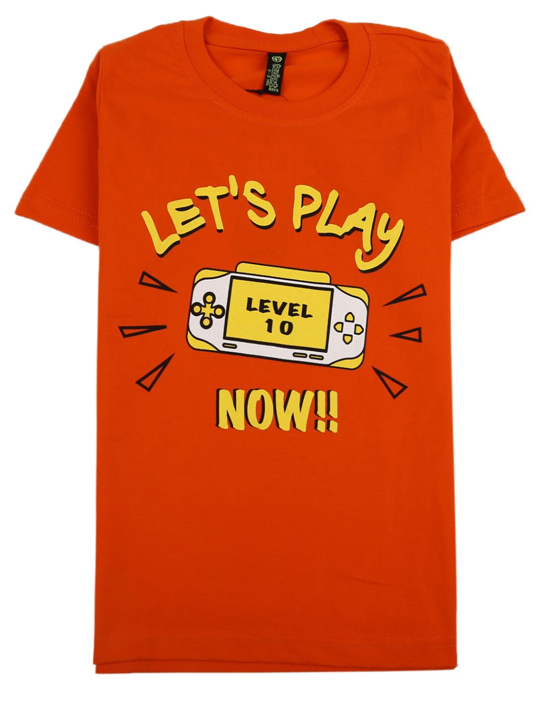 

V-Mart Boys Orange Typography Printed T-shirt