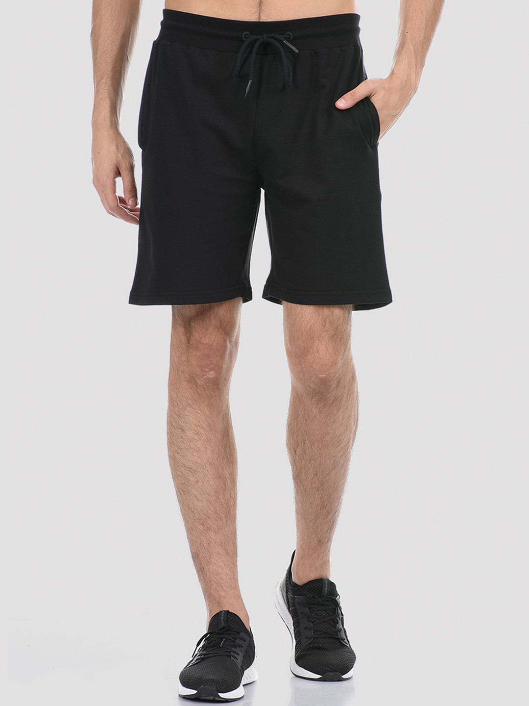 

ONEWAY Men Black Sports Shorts