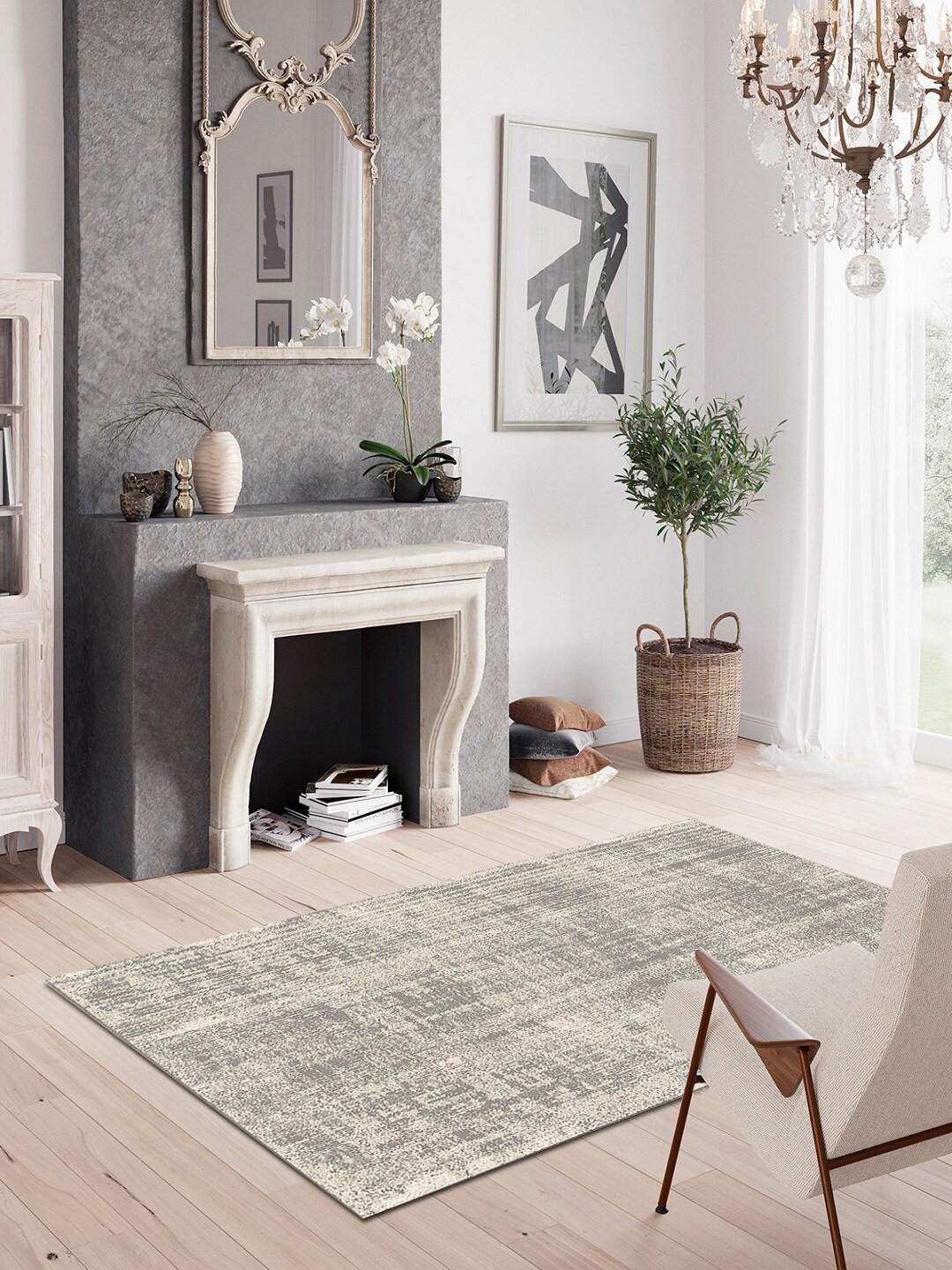 

DDecor Grey Solid Carpet
