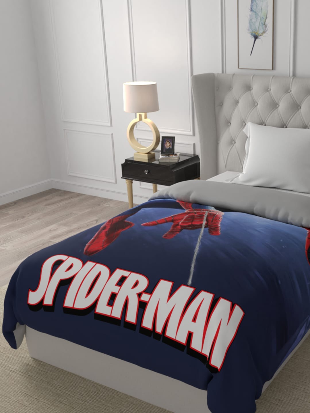

Marvel Boys Blue Blankets Quilts and Dohars