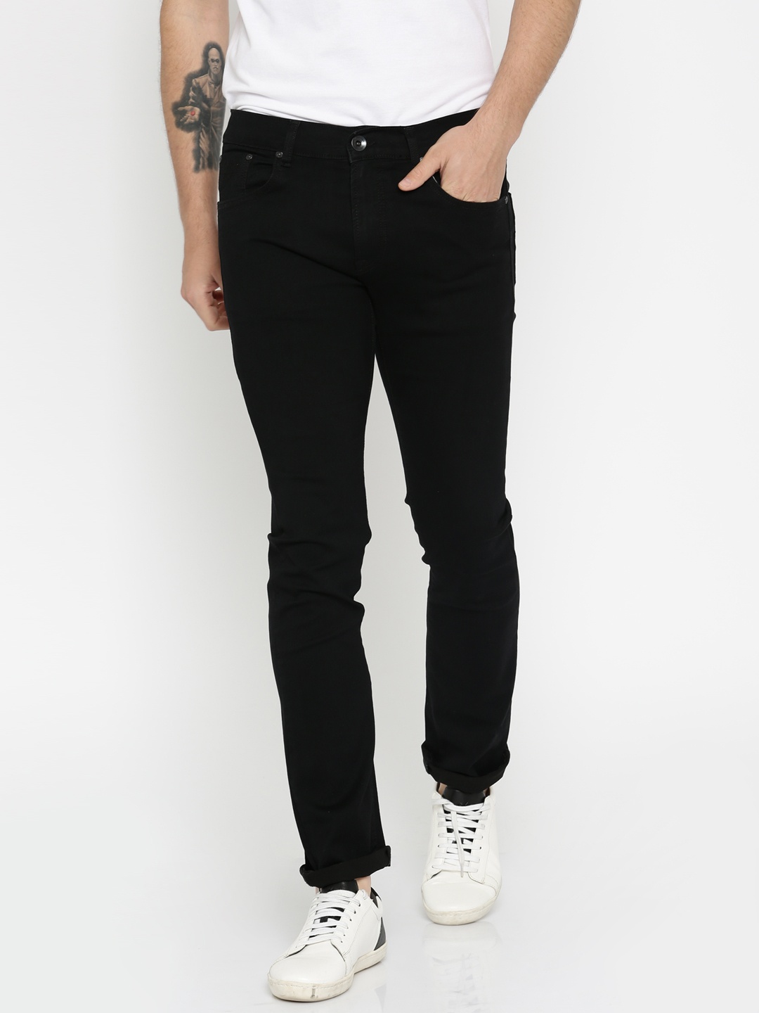 

Pepe Jeans Men Vapour Slim Fit Stretchable Jeans, Black