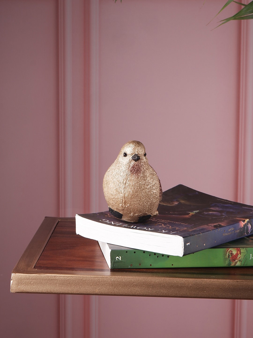

THE WHITE INK DECOR Brown Owl Shaped Figurine Showpiece