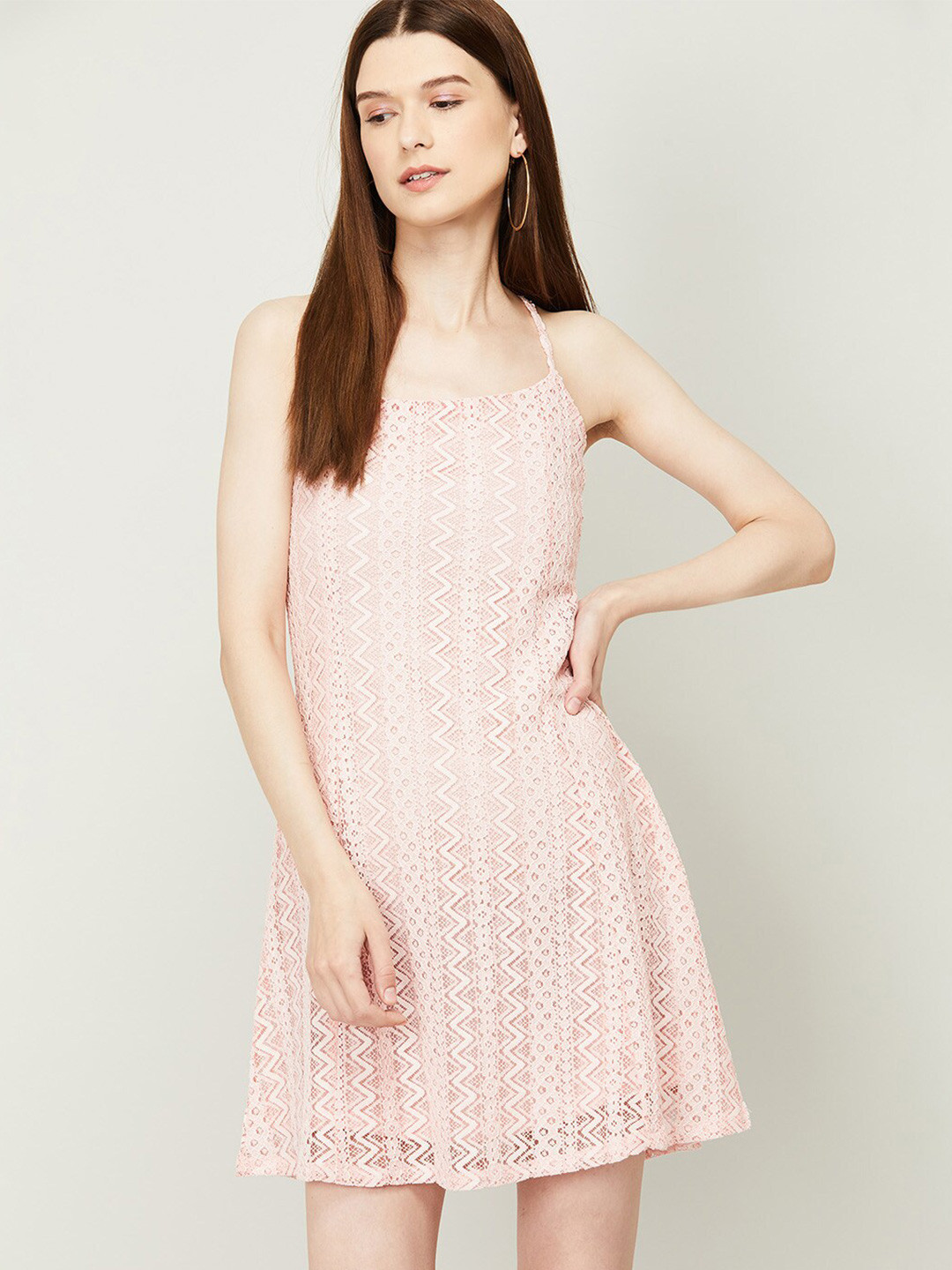 

Ginger by Lifestyle Pink A-Line Dress