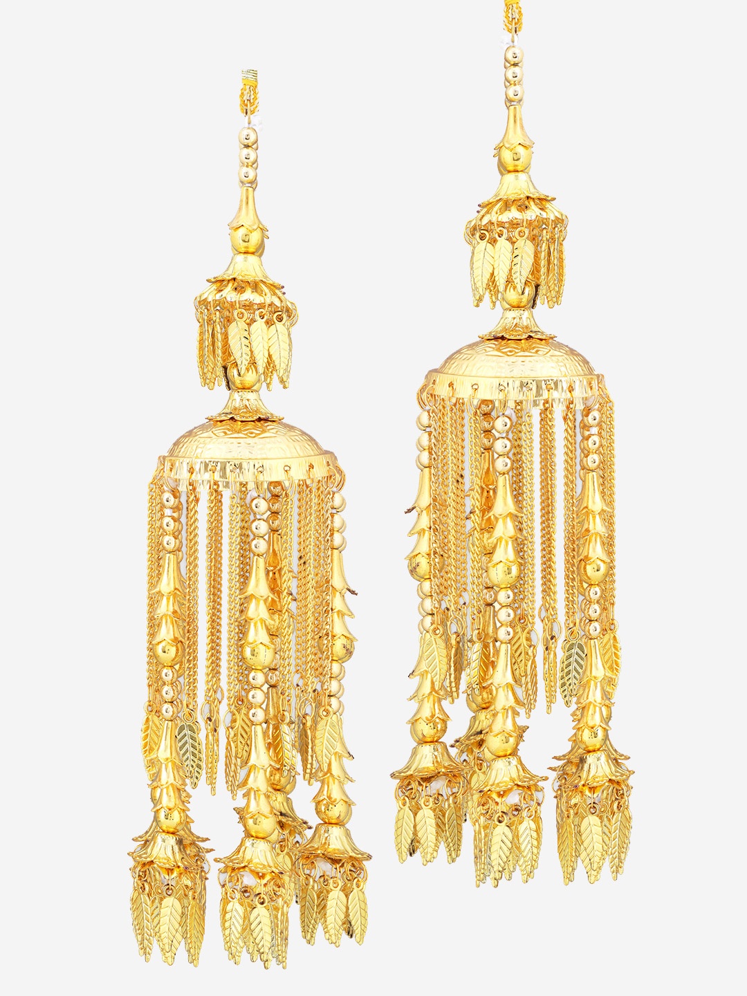 

Rubans Gold-Plated & Beaded Dangling Kaleeras