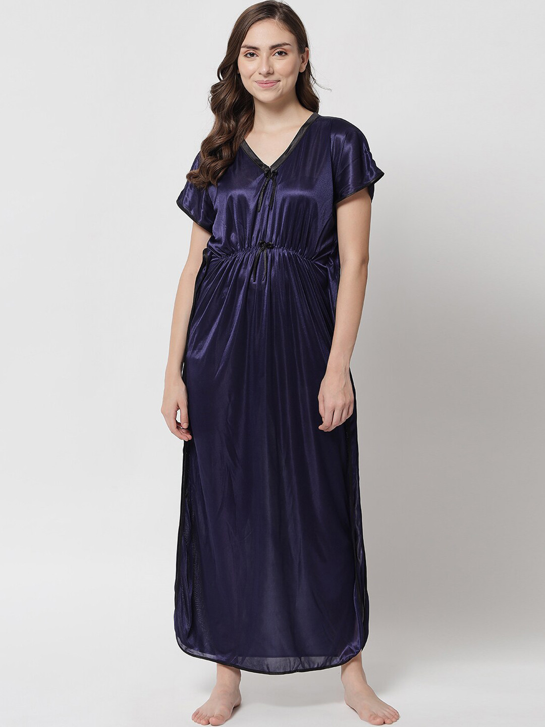 

Klamotten Navy Blue Maxi Nightdress