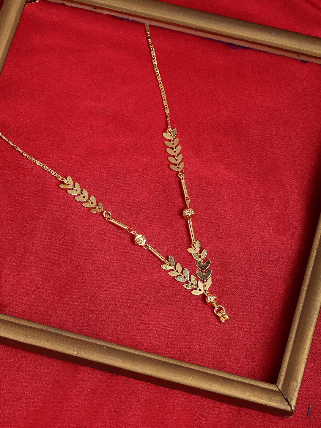 

PANASH Gold-Toned Brass Gold-Plated Handcrafted Necklace