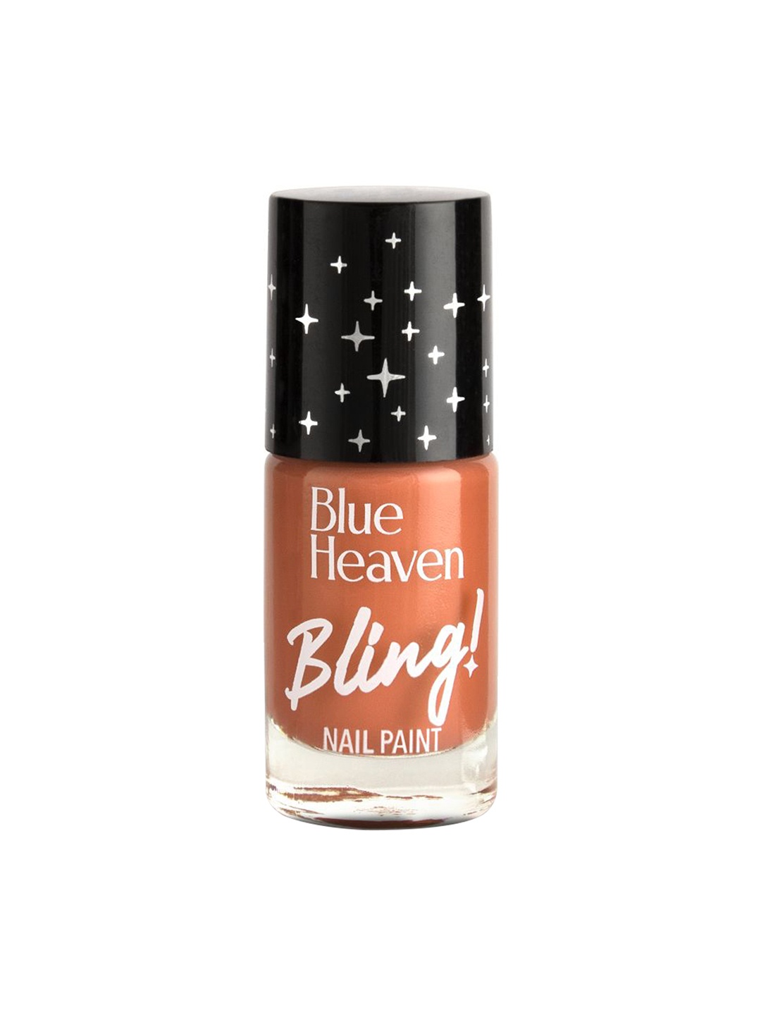 

Blue Heaven Bling Nail Paint 8 ml- Orange Oomph 809