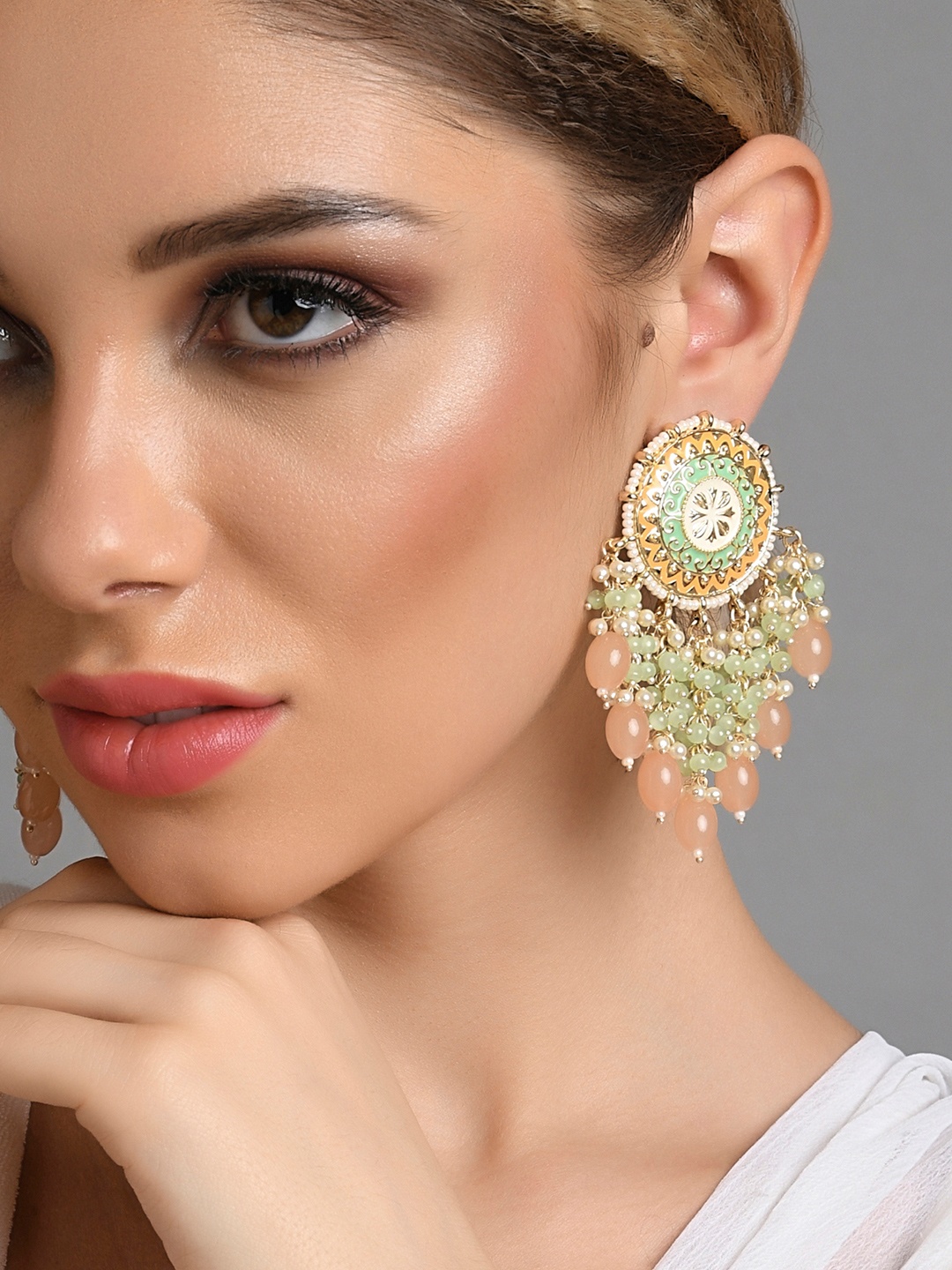 

Fida Womens Gold-Toned Contemporary Drop Earrings