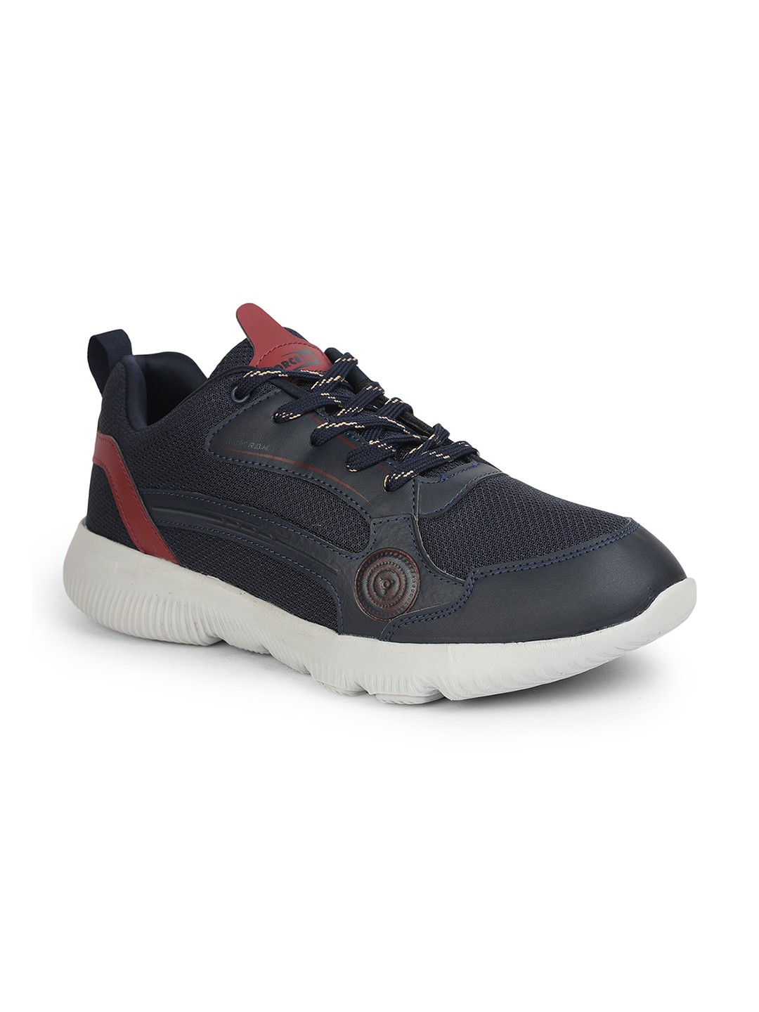 

Liberty Men Navy Blue Mesh Running Non-Marking Shoes