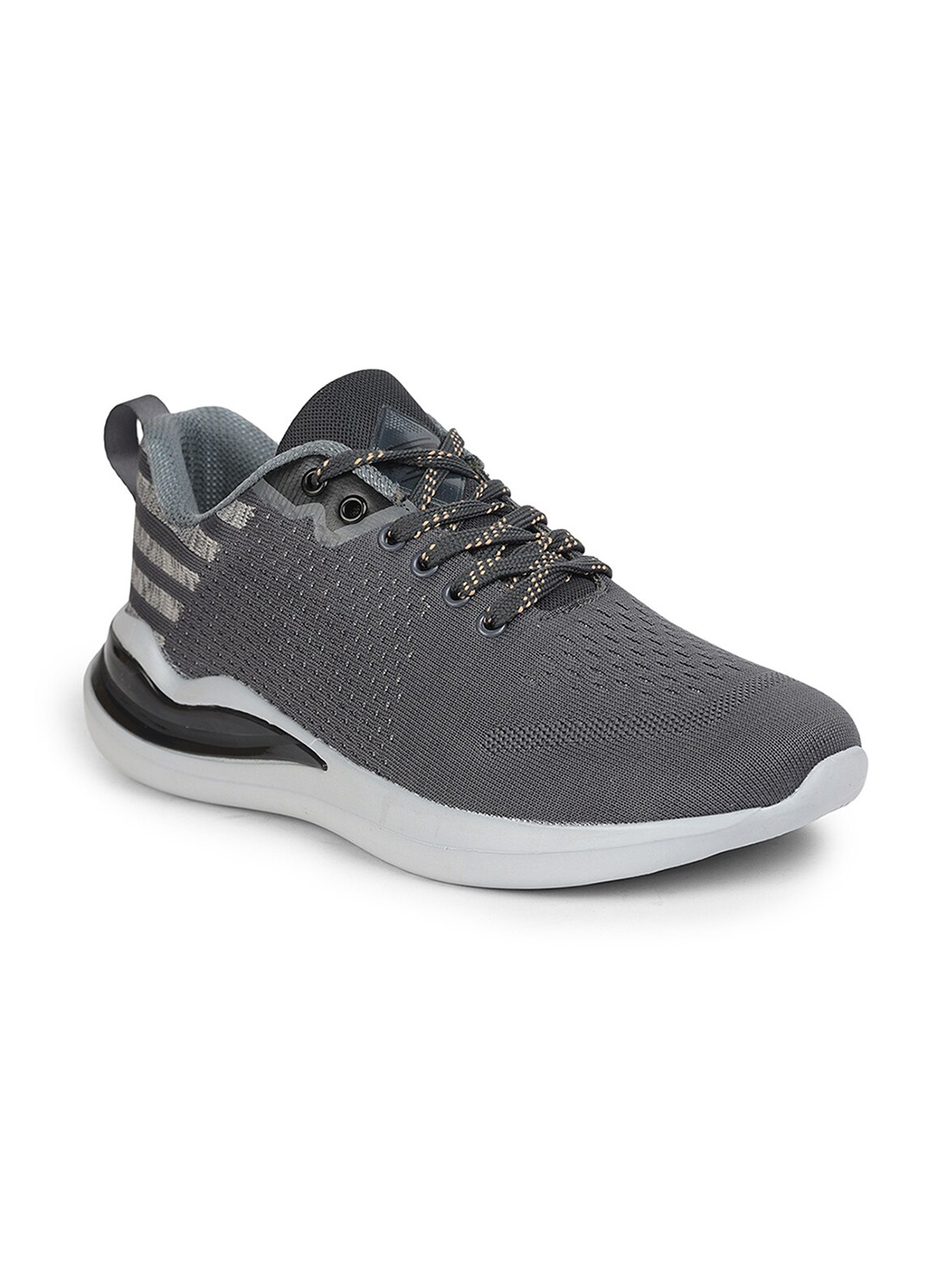 

Liberty Men Grey Mesh Running Non-Marking Shoes