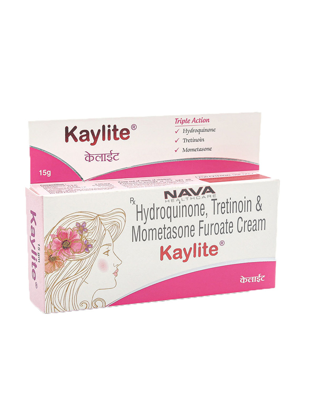 

Kaylite Triple Action Skin Brightening Face Cream - 15 g, White