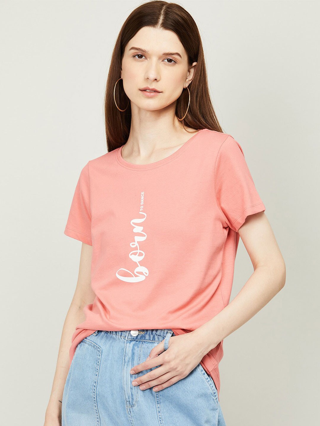 

Fame Forever by Lifestyle Coral Printed Top