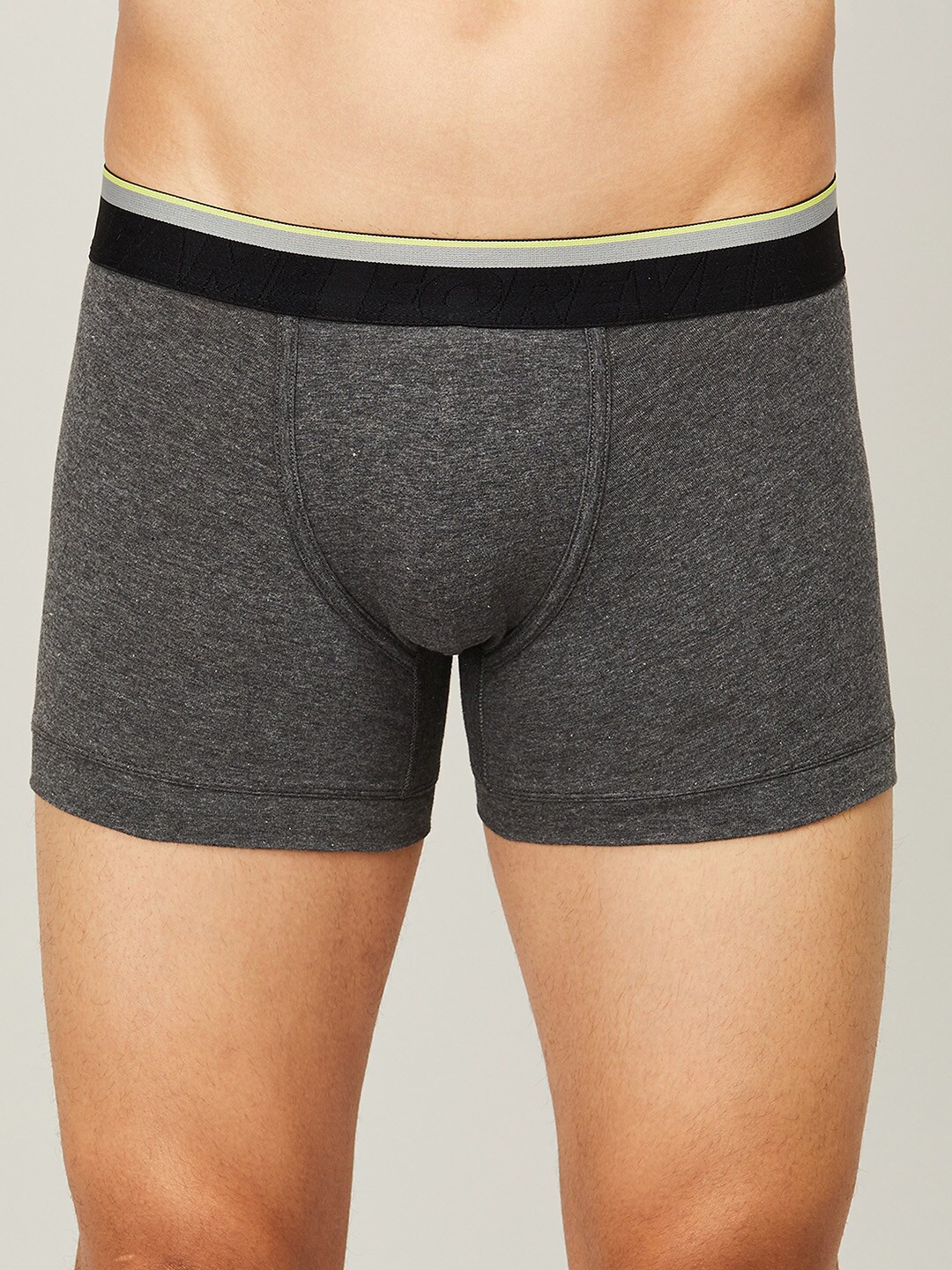 

Fame Forever by Lifestyle Men Charcoal Grey Solid Trunk