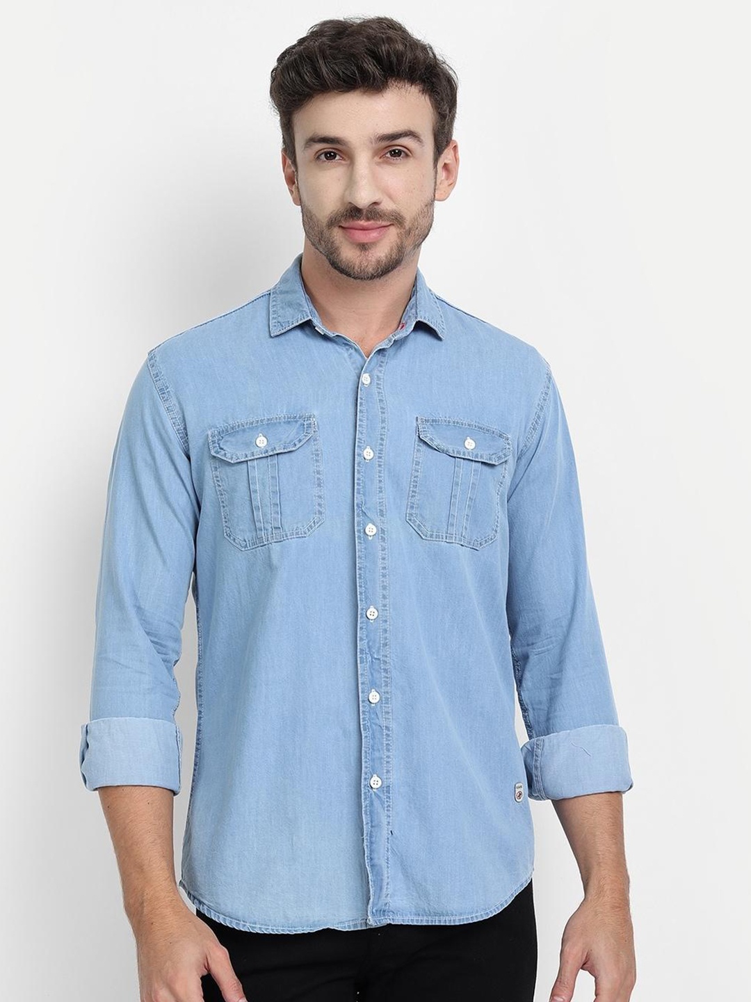 

DEZANO Men Blue Comfort Casual Shirt