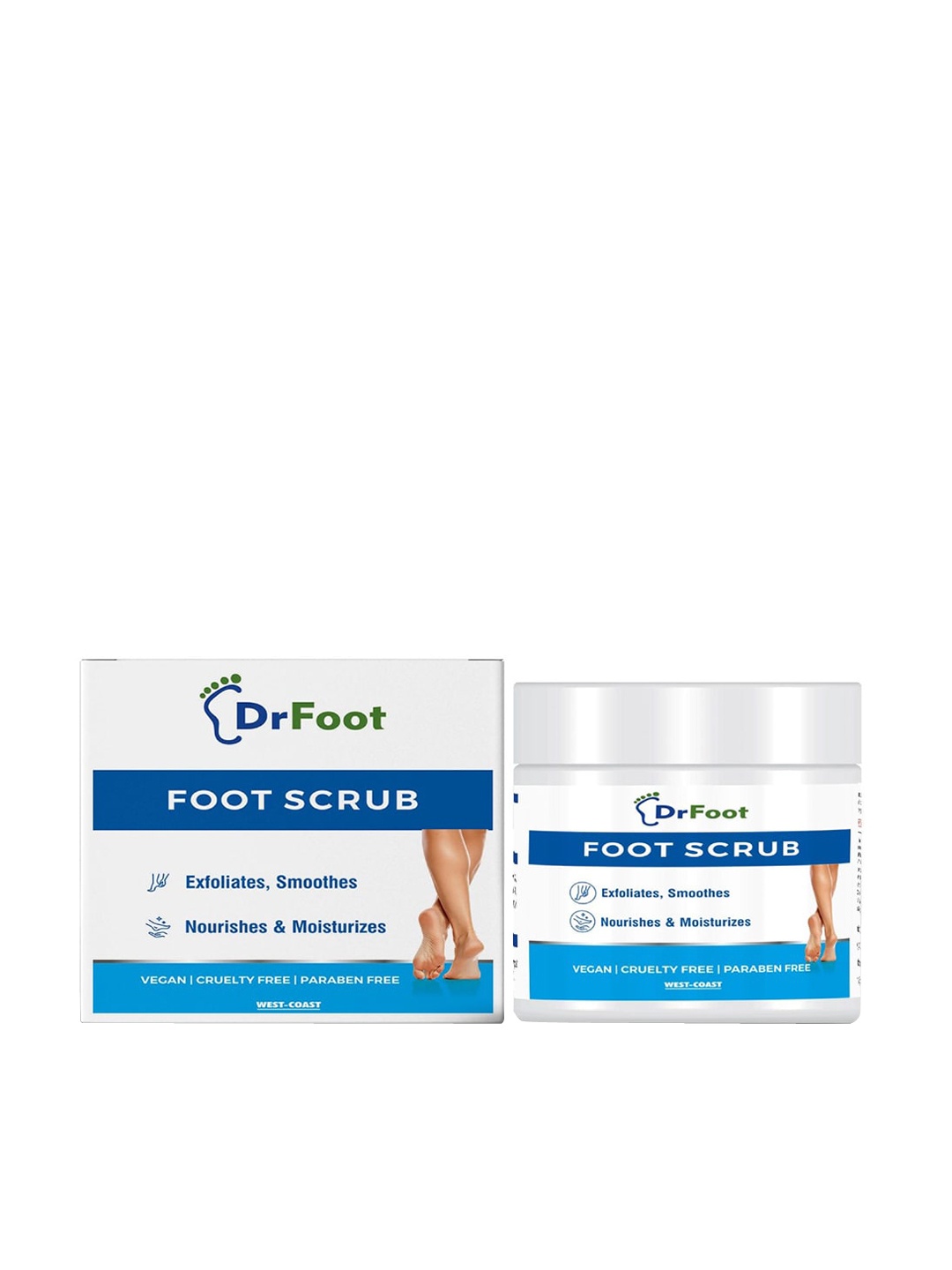 

Dr Foot Foot Scrub with Tea Tree & Sweet Almond Oil - 100g, White