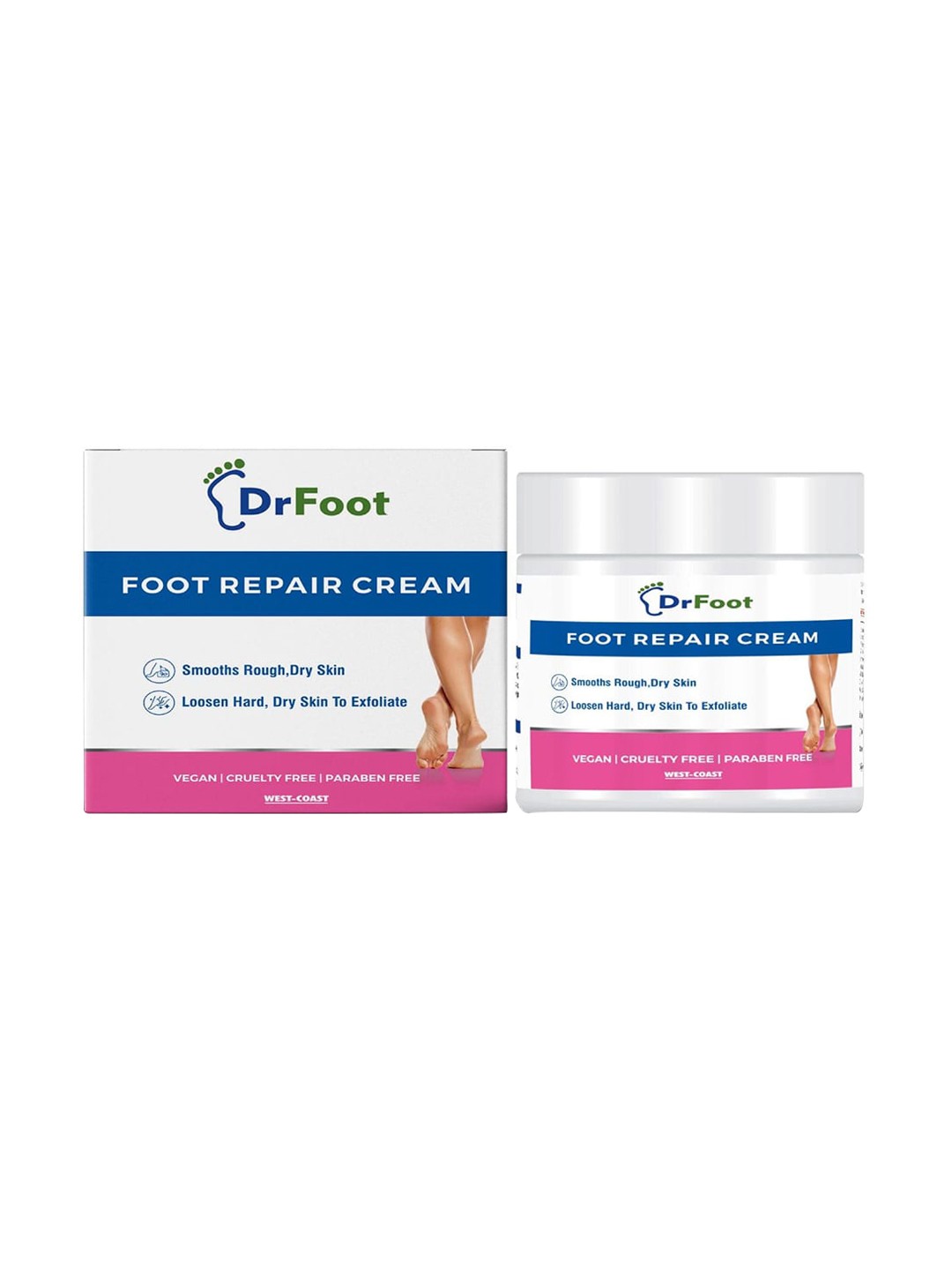 

Dr Foot Unisex Foot Repair Cream with Tea Tree Oil - 100g, White