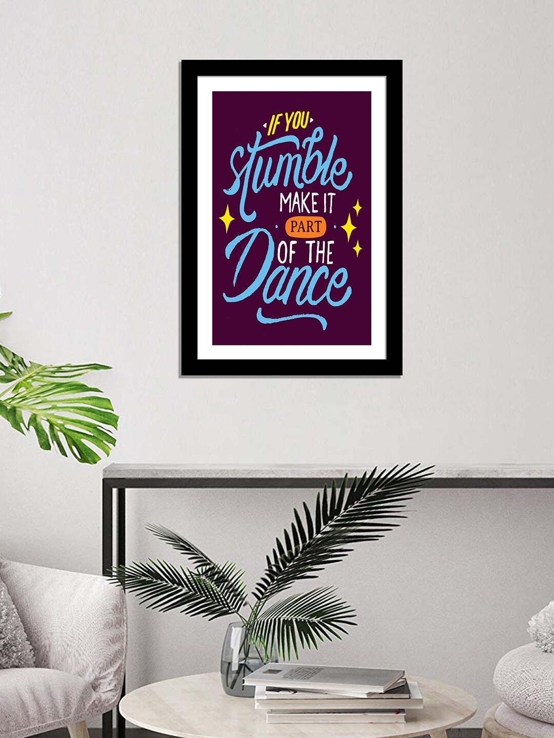 

WENS Black Laminated Frame Wall Art
