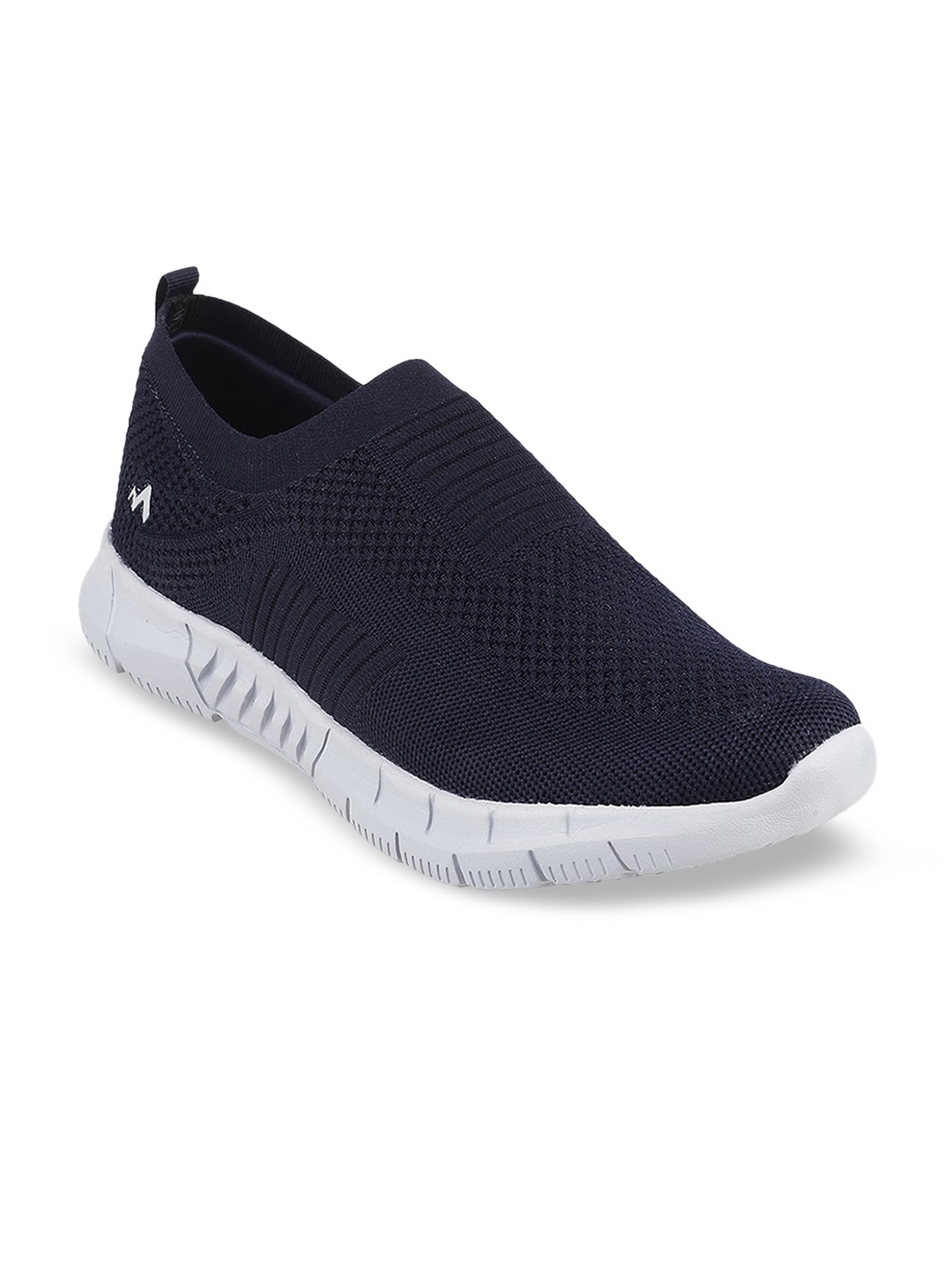 

Metro Men Blue Woven Design Slip-On Casual Shoes