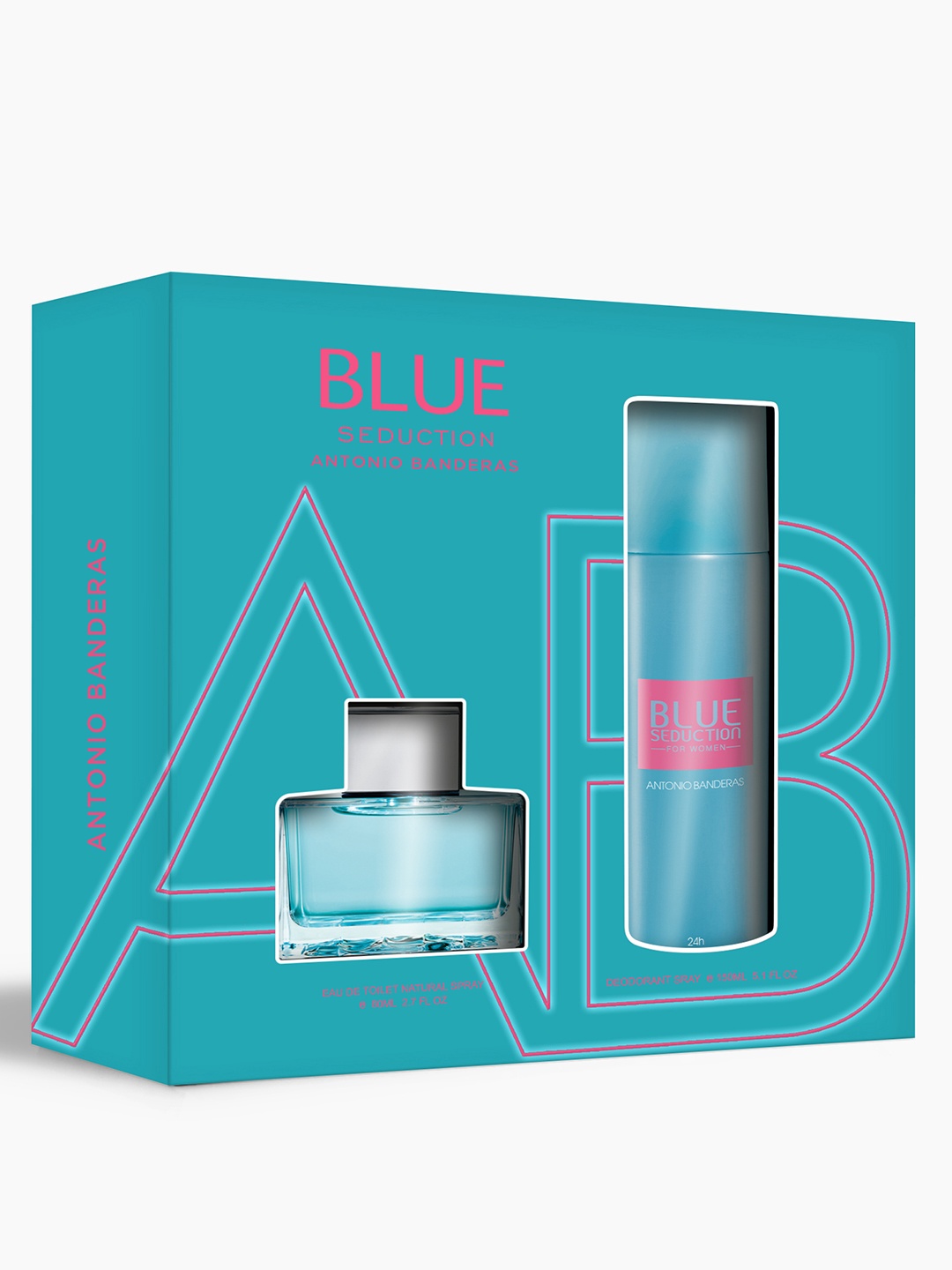 

Antonio Banderas Women Set Of Blue Seduction Eau de Toilette 80 ml & Deodorant 150 ml