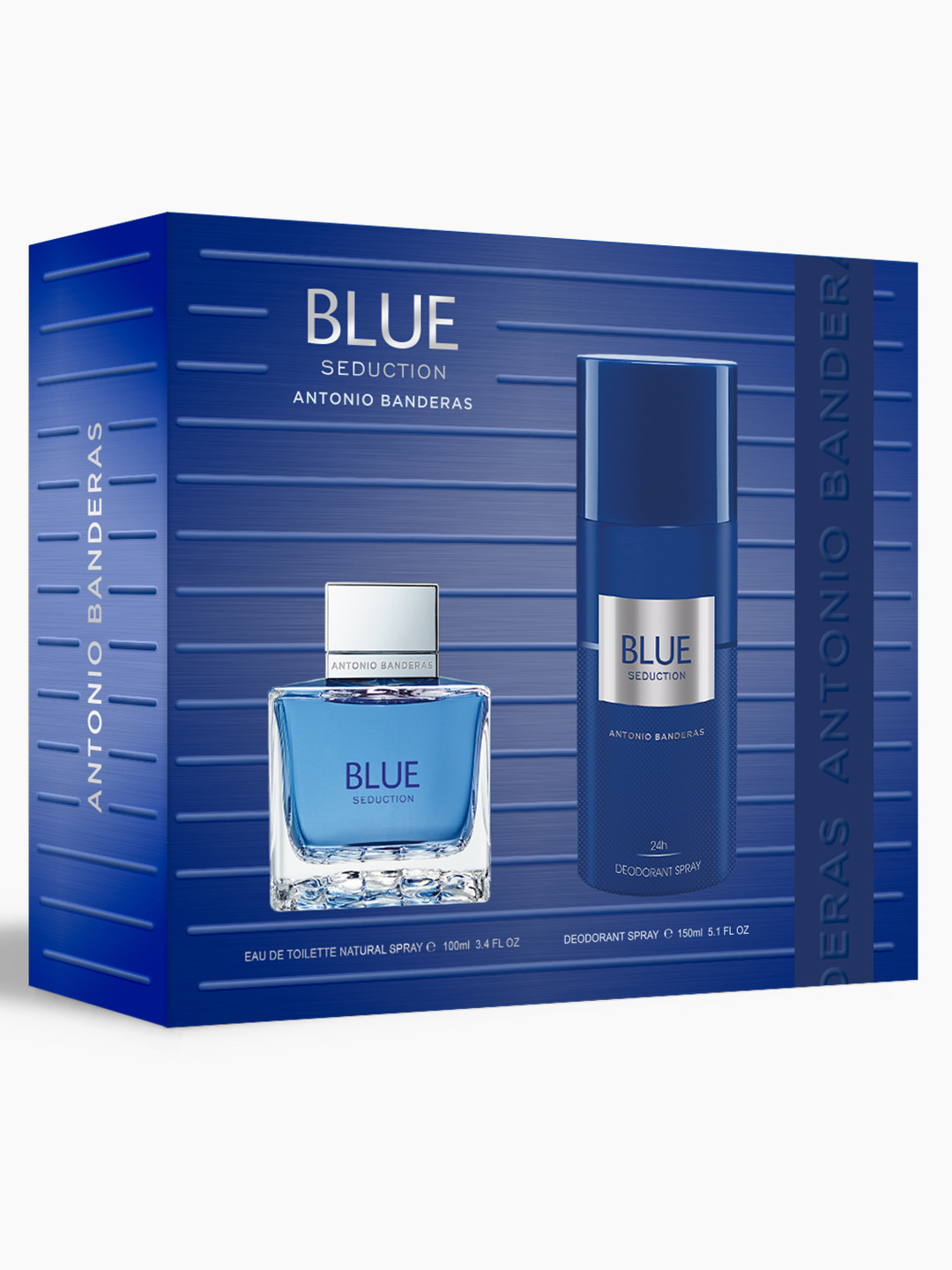 

Antonio Banderas Men Set of Blue Seduction Eau De Toilette 100 ml & Deodorant 150 ml