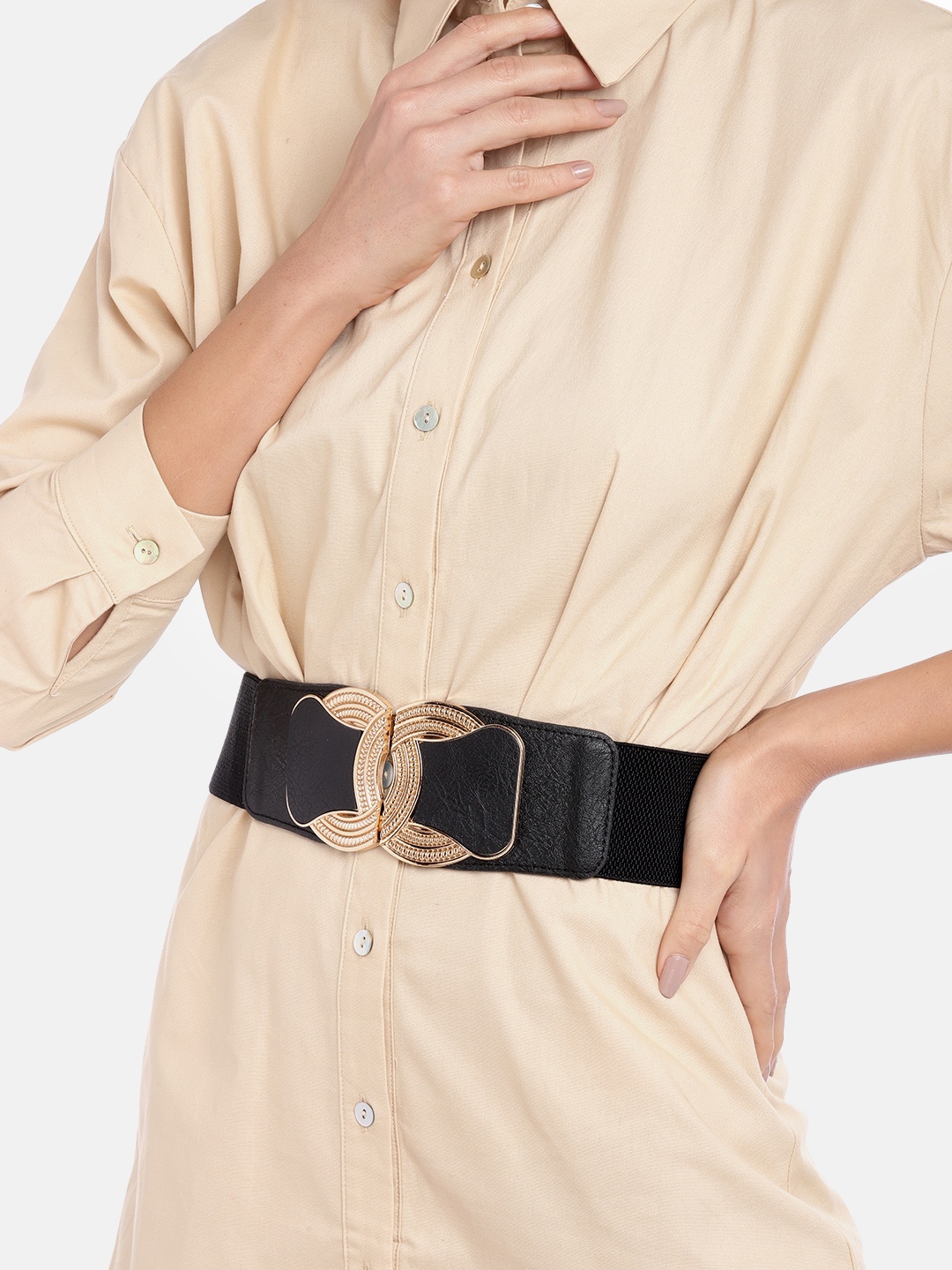 

Berrylush Women Black Belt