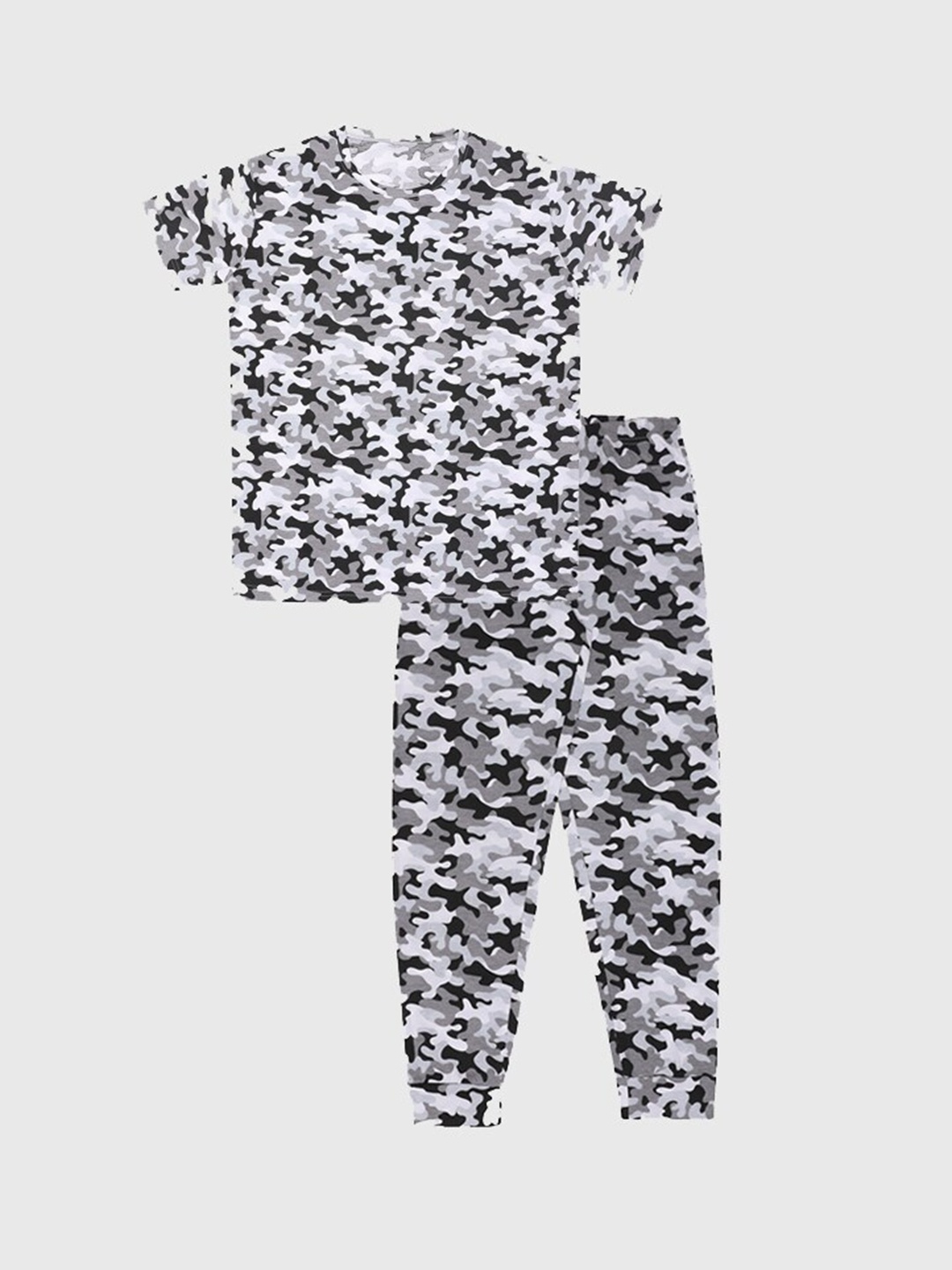 

MTB Boys Grey Printed Nightdress