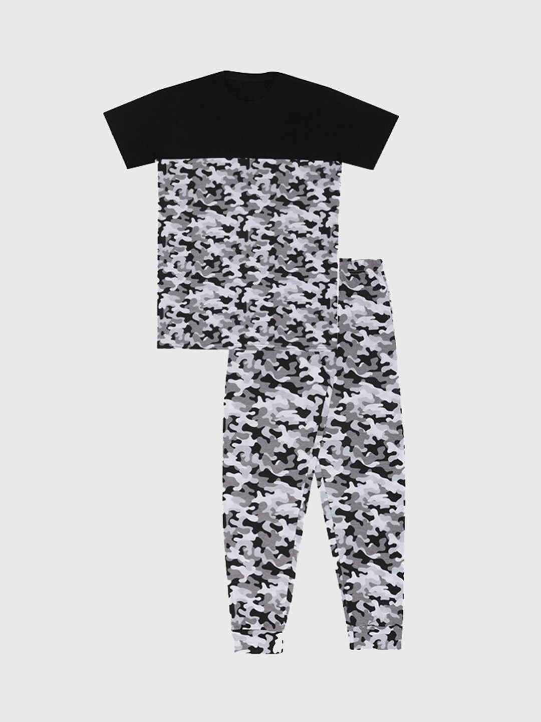 

MTB Boys Black Printed Nightdress