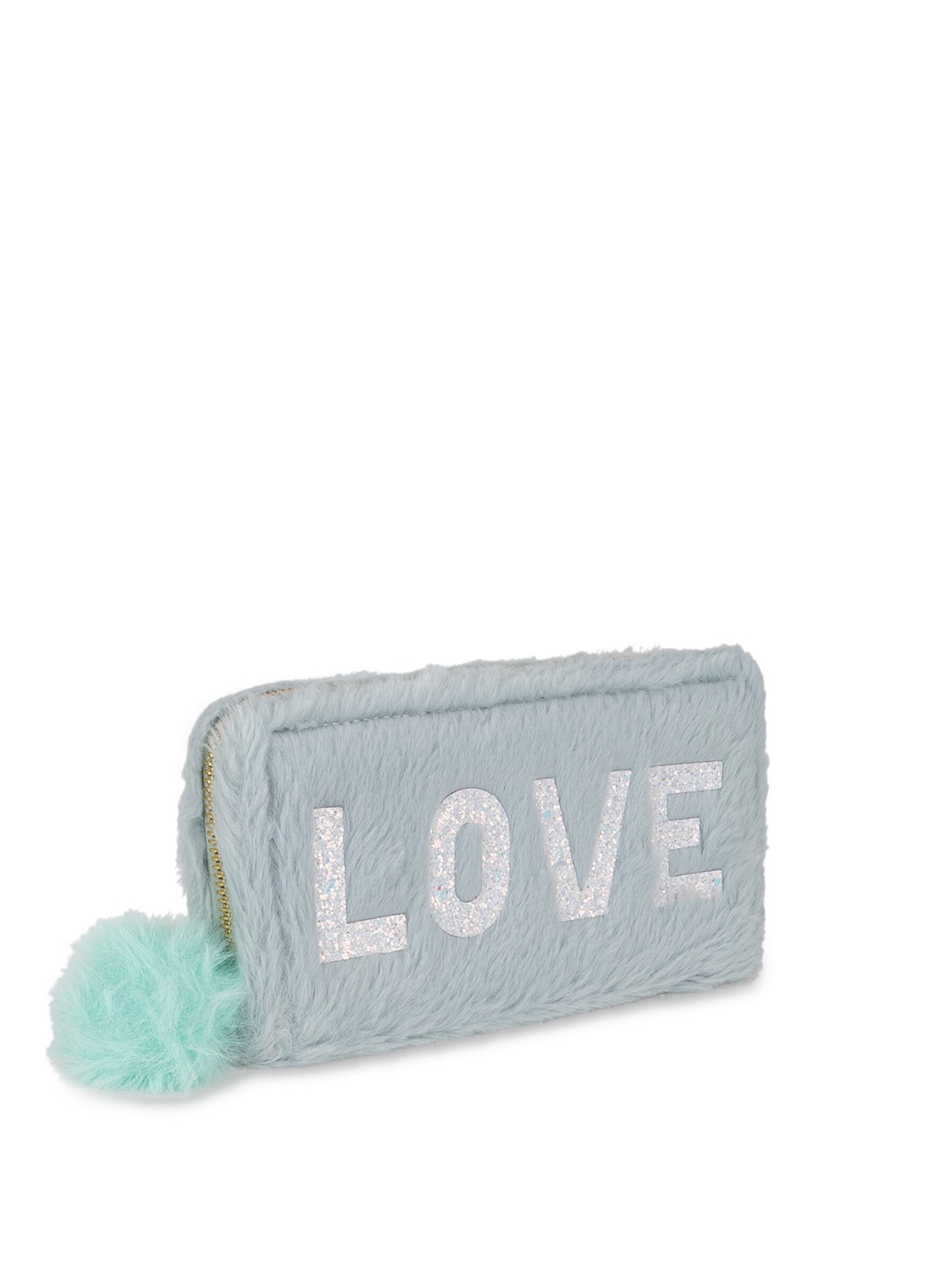 

Kanvas Katha Women Green & White Embroidered Zip Around Wallet