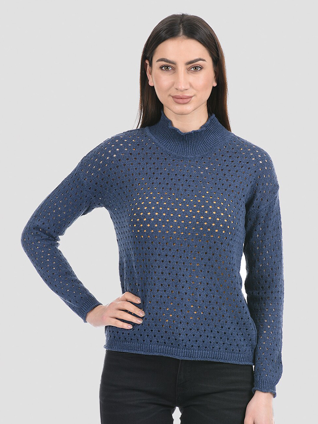 

PORTOBELLO Women Blue Pullover