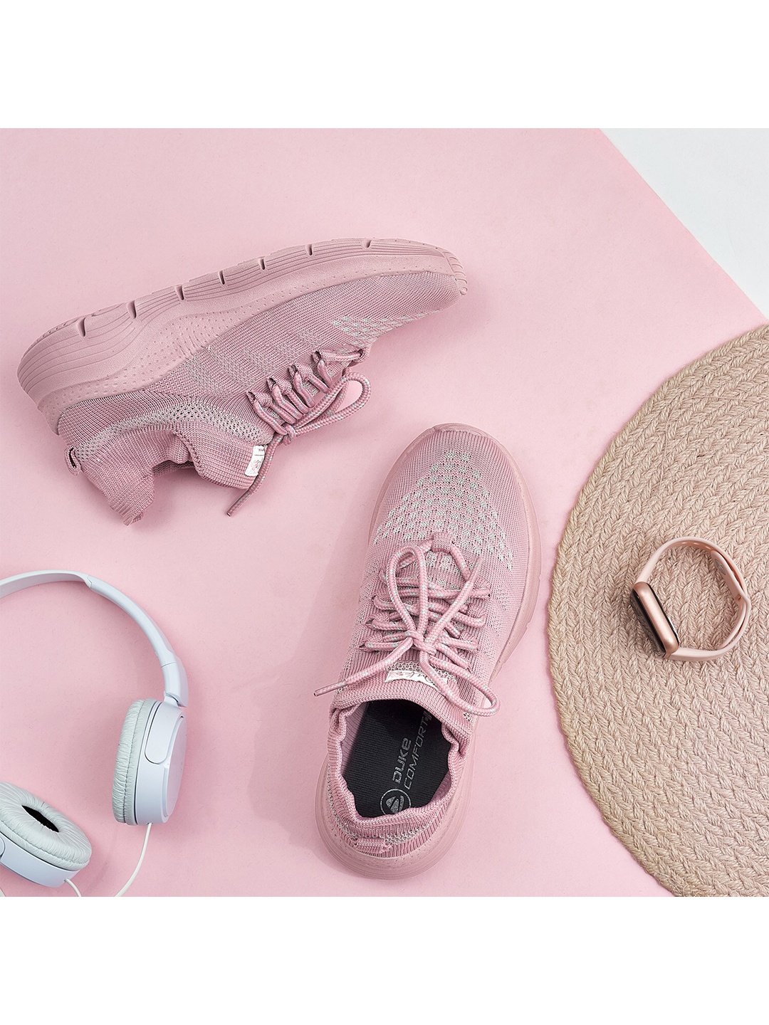 

Duke Women Pink Running Shoes