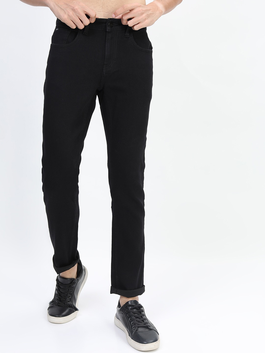 

KETCH Men Black Slim Fit Stretchable Jeans