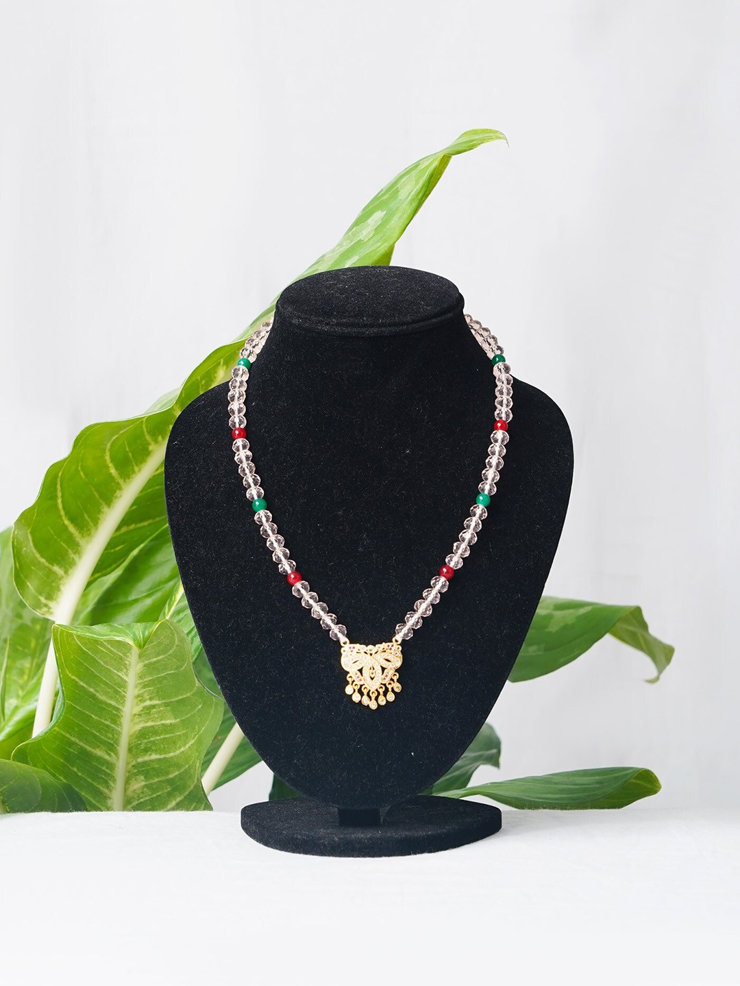 

Unnati Silks Pink Necklace