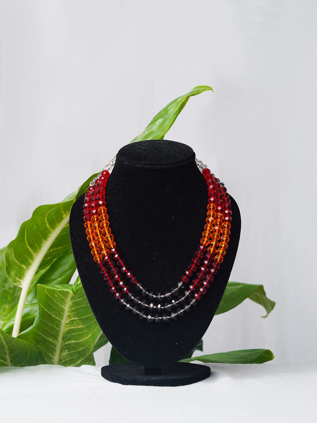 

Unnati Silks Multicoloured Layered Necklace, Multi