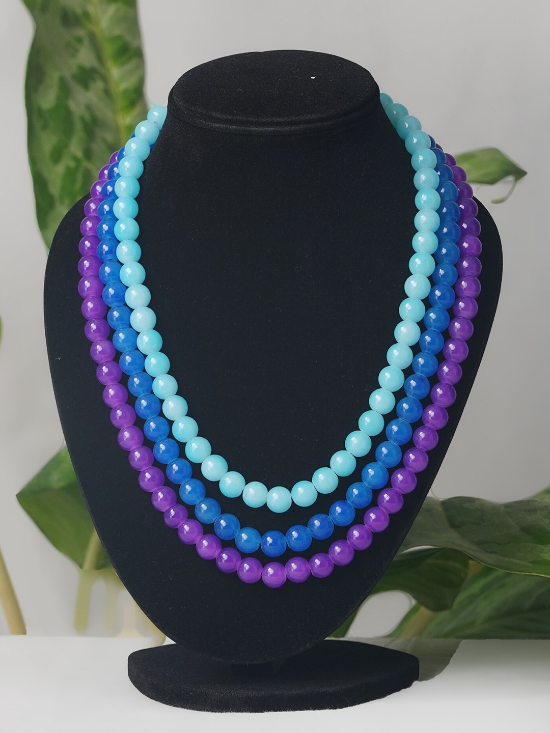 

Unnati Silks Multicoloured Layered Necklace, Multi