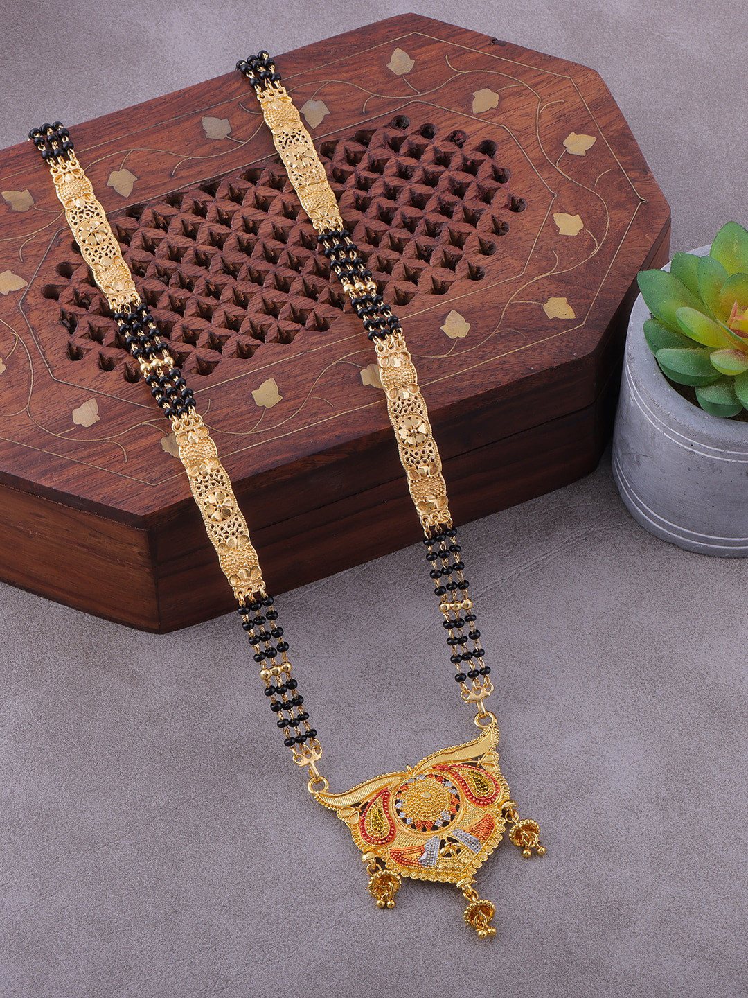 

Brandsoon Gold-Plated Mangalsutra