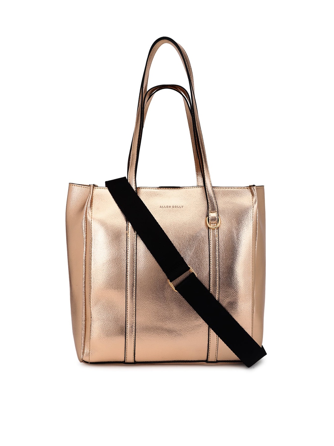 

Allen Solly Pink PU Structured Shoulder Bag with Cut Work