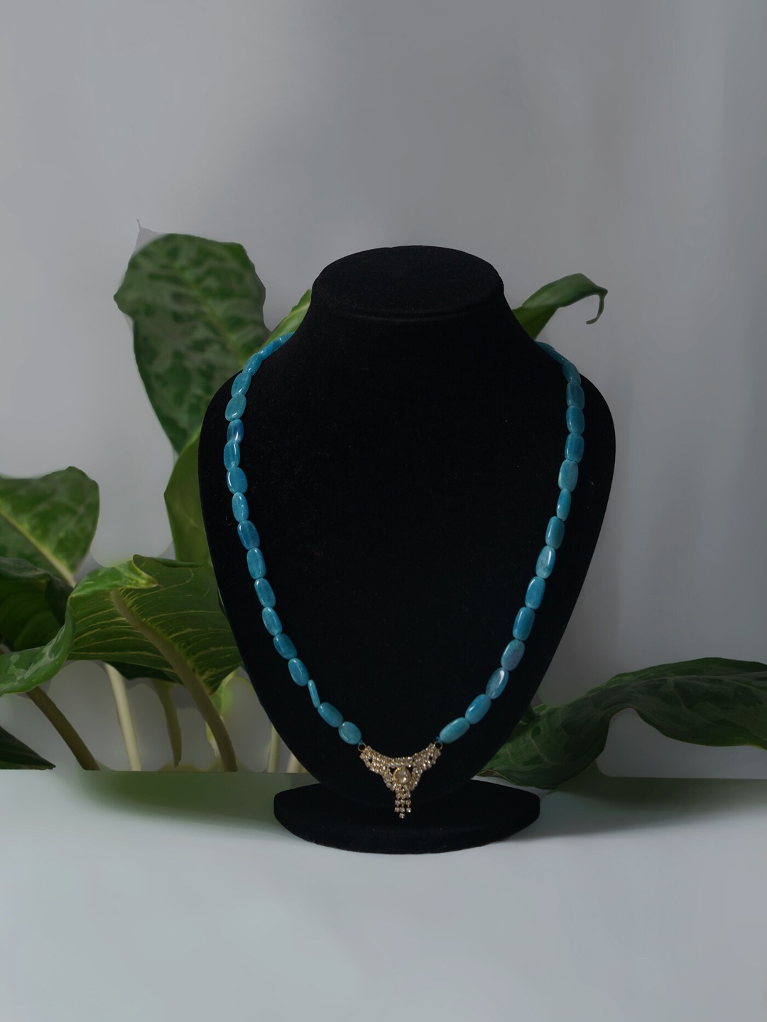 

Unnati Silks Blue Necklace