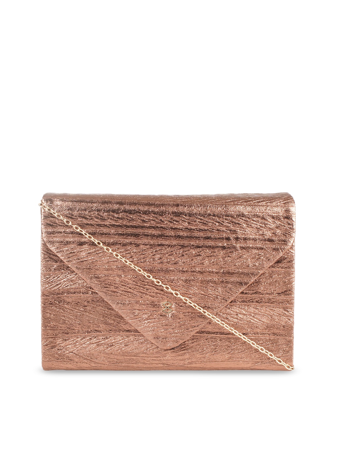 

HORRA Bronze-Toned PU Swagger Sling Bag