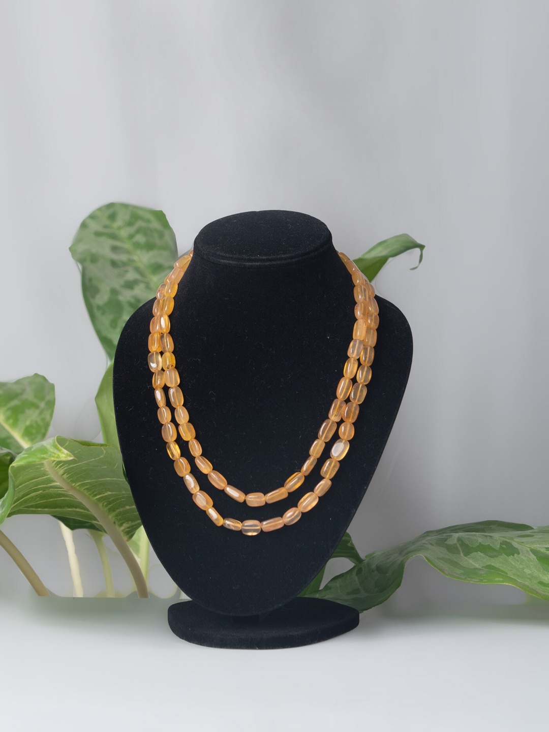 

Unnati Silks Yellow Layered Necklace
