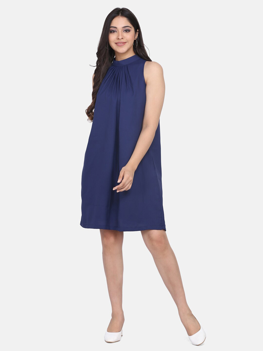 

PowerSutra Women Blue A-Line Dress