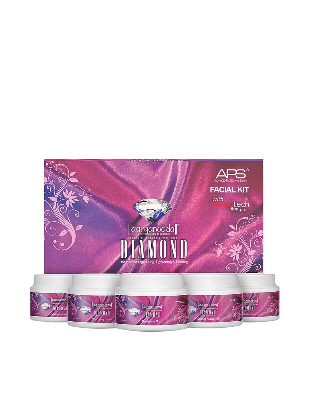 

Aryanveda Diamond Spa Facial Kit - 500 g, Purple