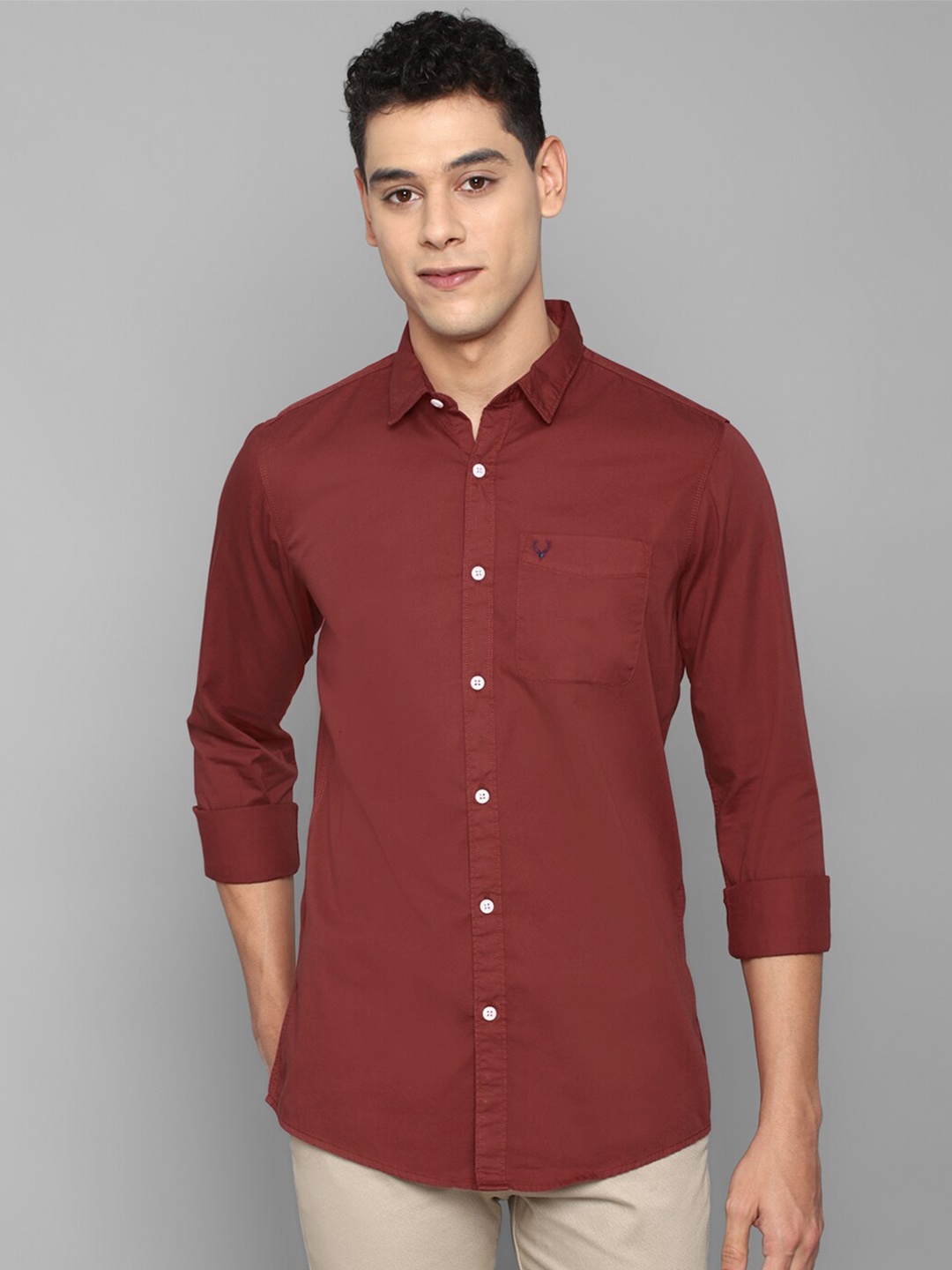 

Allen Solly Sport Men Red Casual Shirt